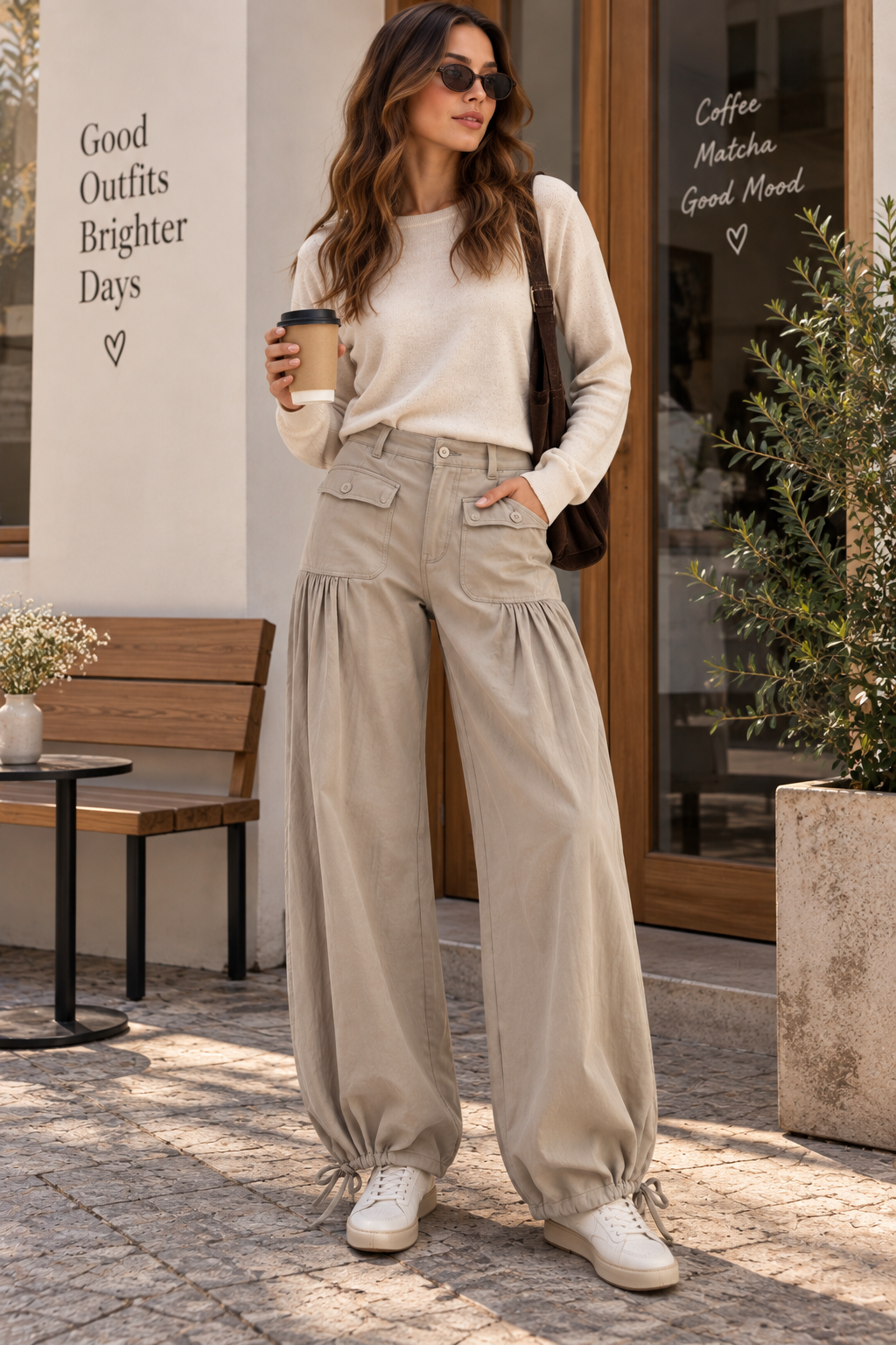 Clara Wide-Leg Ruffle Jeans